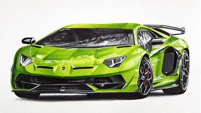 Lamborghini Revuelto Blueprint