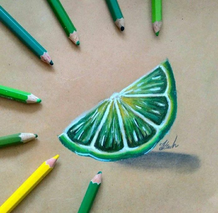 Easy colored 2024 pencil drawings