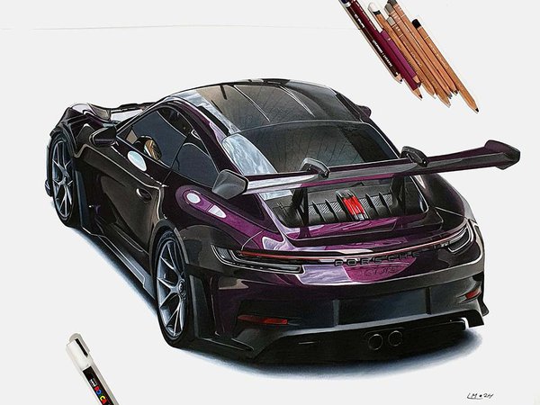 How To Draw An Easy AND Realistic Car Step by Step Tutorial